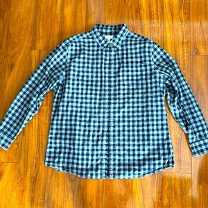 Sonoma Grey/Blue Button down XL